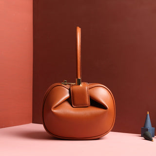 Minimalist Retro Underarm Dumpling Bag – Soft Leather Fashion Shoulder Bag