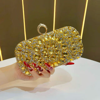 Elegant Women’s Evening Clutch & Shoulder Wallet -  Crossbody Handbag for Weddings & Parties