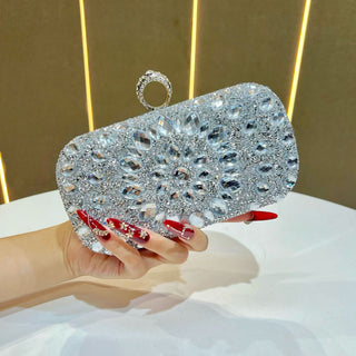 Elegant Women’s Evening Clutch & Shoulder Wallet -  Crossbody Handbag for Weddings & Parties