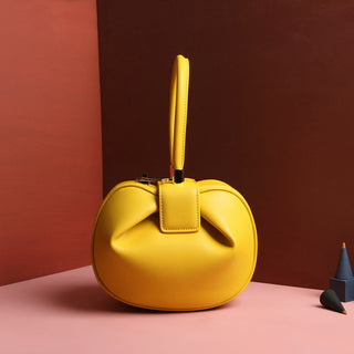 Minimalist Retro Underarm Dumpling Bag – Soft Leather Fashion Shoulder Bag