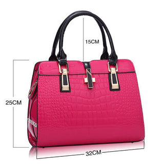 Women's  Leather Messenger Tote - High-Quality Fashion Shoulder Bag