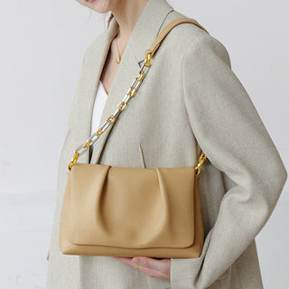 Versatile Vegan Leather Cloud Bag | Chic Underarm & Crossbody Shoulder Bag