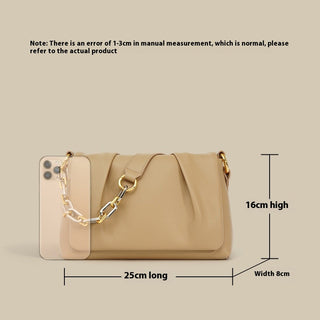 Versatile Vegan Leather Cloud Bag | Chic Underarm & Crossbody Shoulder Bag